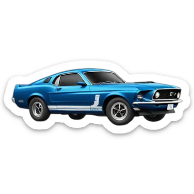Ford mustang  1969 sticker