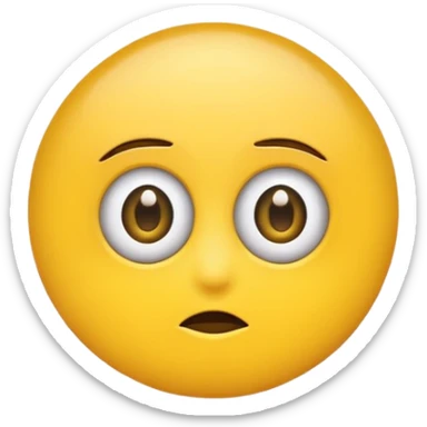 Eye twitching emoji  sticker