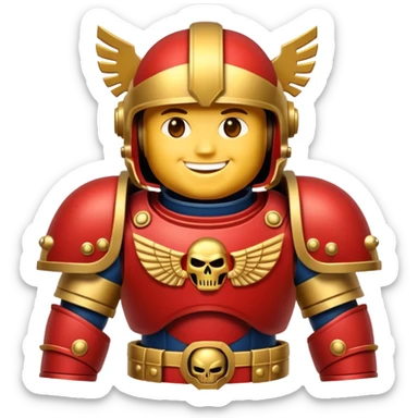 space marine emoji sticker