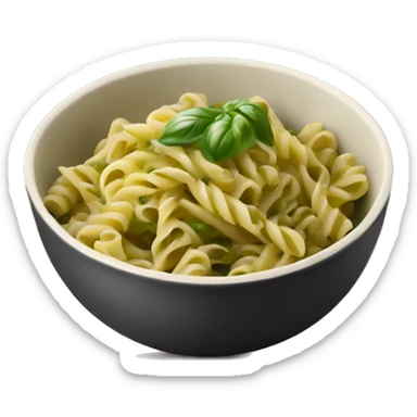Pesto pasta in a bowl  sticker