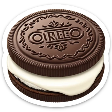 Oreo cookie sticker