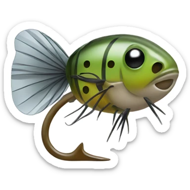 Fly fishing sticker
