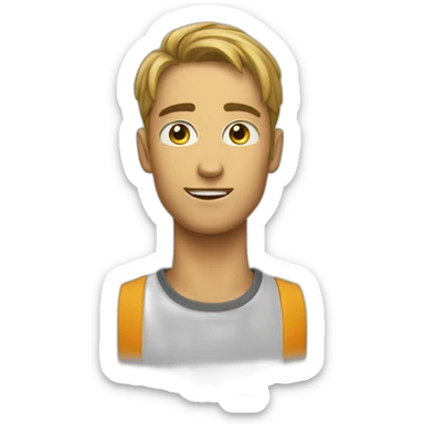 Emoji yeux plisser  sticker