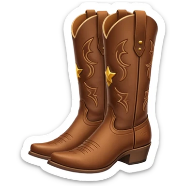 Cowboy boots  sticker