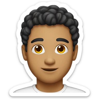 Single pretty mixed race guy sticker