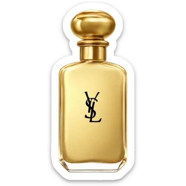 YSL Gold Perfume Bottle sticker