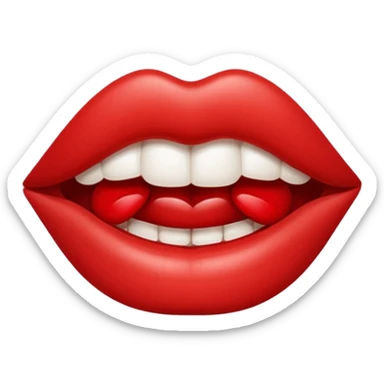 Kiss Love you sticker