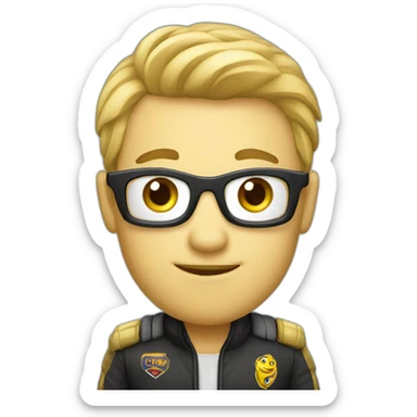 Ambassador mascot sticker