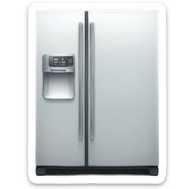 Double door fridge sticker