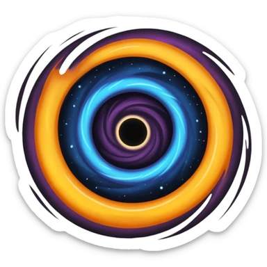 Blackhole sticker