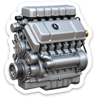 Mercedes AMG g63  engine sticker