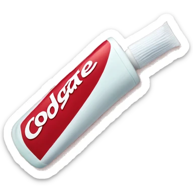COLGATE toothpaste sticker