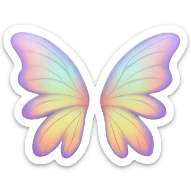 fairy wings sticker