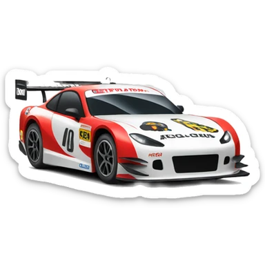 Race car for Moscow  sticker