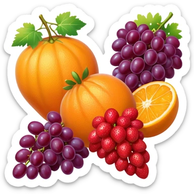 Candy-Coated Fruits sticker