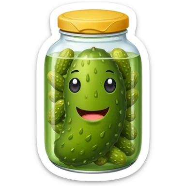 Pickle sticker