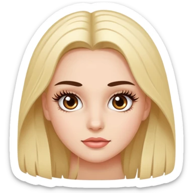 Lash extension girl  sticker