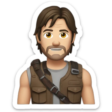 Daryl Dixon sticker