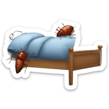Don’t let the bed bugs bite sticker