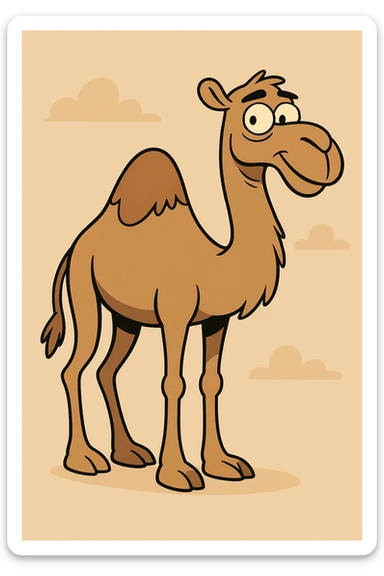 Camel sticker