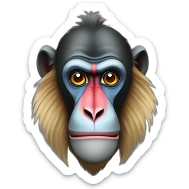 Mandrill sticker