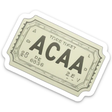 caca ticket de caisse sticker