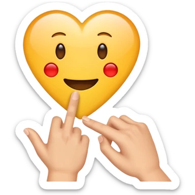 hand clicking a 'buy now' button, e-commerce theme emoji sticker