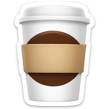 Coffee sticker