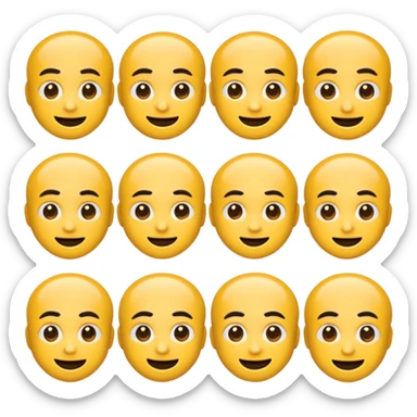 Emoji set of gojo  sticker