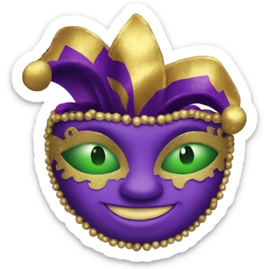 Mardi Gras sticker