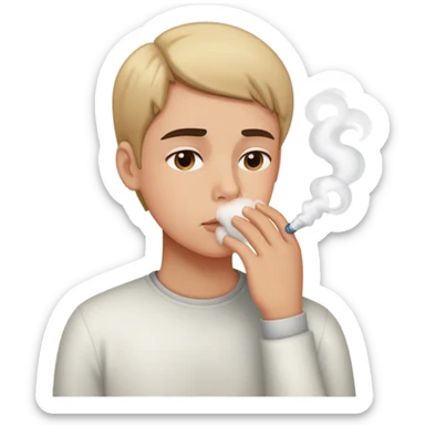 inhale sticker
