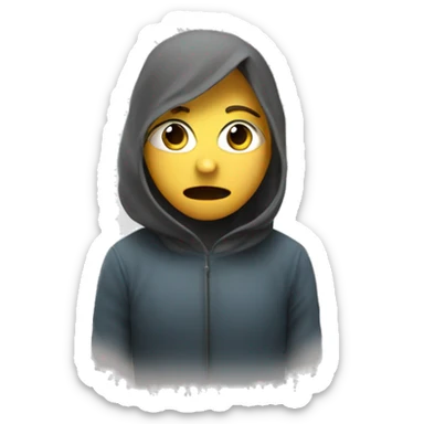 una persona haciendo silencio en un inodoro sticker