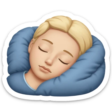 Sleepy Character zzz sticker