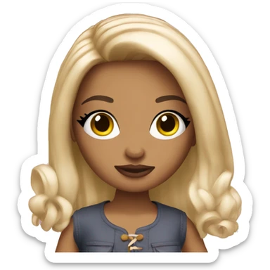 Italian bratz doll sticker