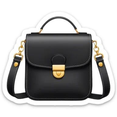 guess noelle shoulder bag black sticker