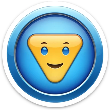 Create a blue verify badge for me sticker