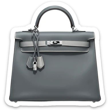 hermes kelly gray bag sticker