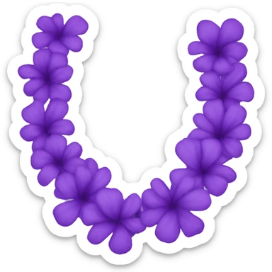 Purple Lei sticker