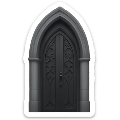 gothic entrance sticker