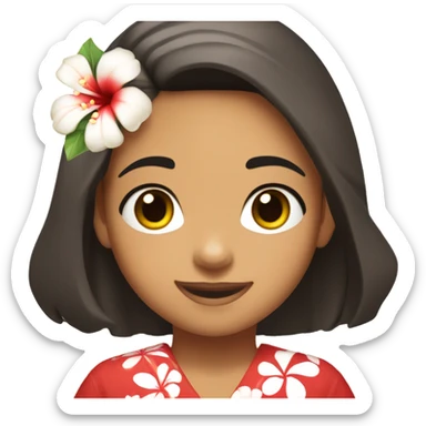 Lilo Native Hawaiian girl from Disney  sticker