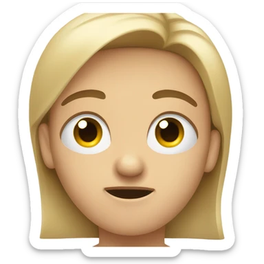 😑 with finger holding open eyes sticker