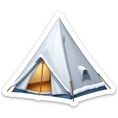 Snowy Peak Camp sticker