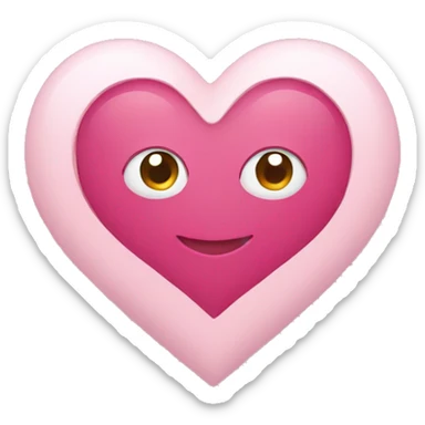 Love heart sticker