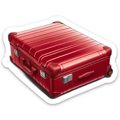 Essential Cabin S luggage Red rimowa sticker