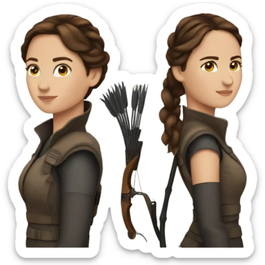 Katniss Everdeen sticker