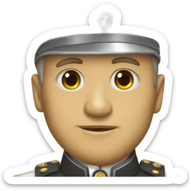 Mussolini elections sticker