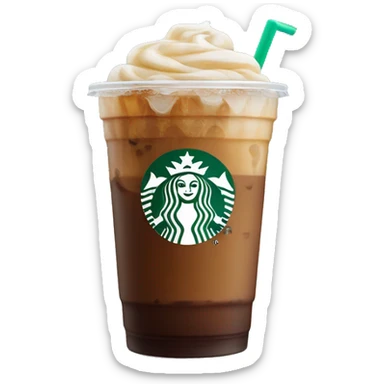 Starbucks iced coffee  sticker