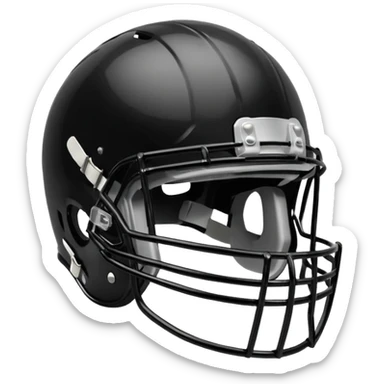 Sports helmet (American football style) sticker