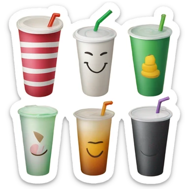 Drinks with check mark  sticker