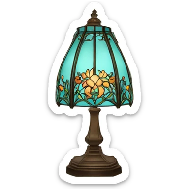 Tiffany lamp sticker